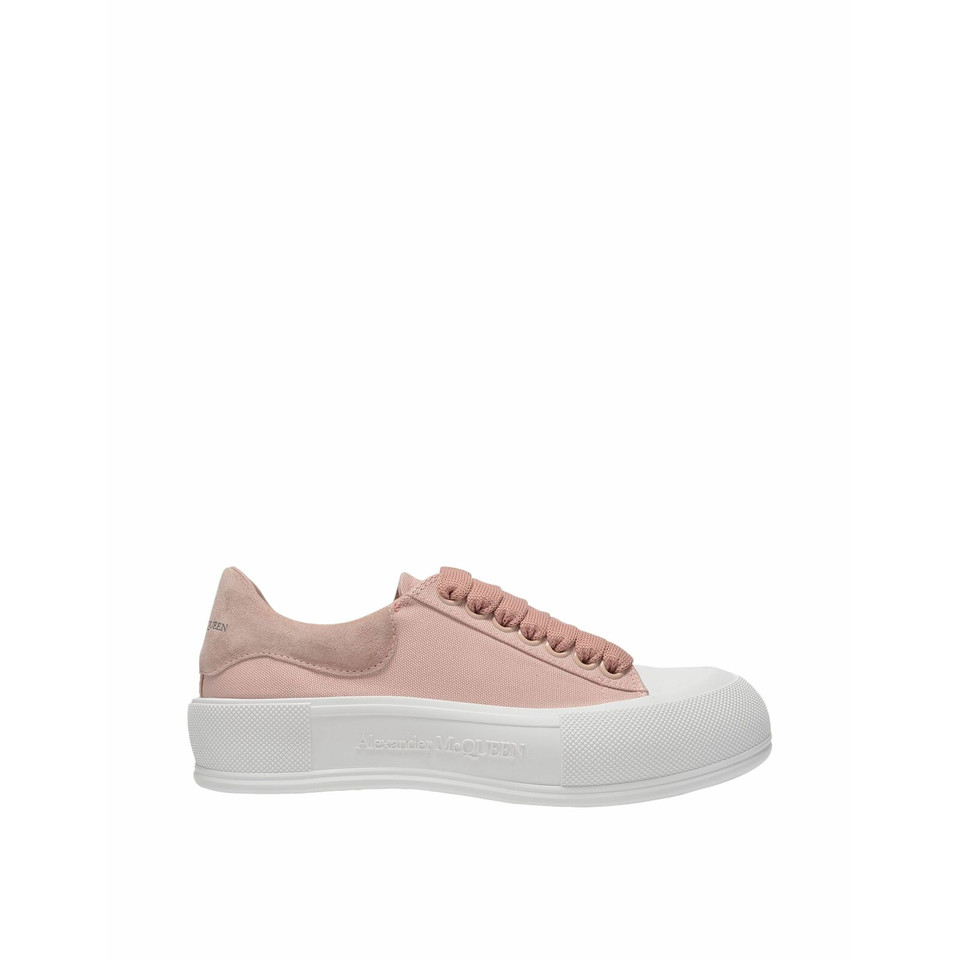 Alexander McQueen Chaussures de sport en Toile en Rose/pink