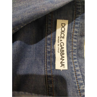 Dolce & Gabbana Oberteil aus Jeansstoff in Blau