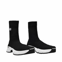 Balenciaga Speed Sock Sneakers aus Canvas in Schwarz