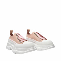 Alexander McQueen Slick Sneakers en Toile en Rose/pink