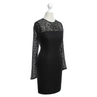 Reiss Lace dress in black