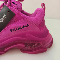 Balenciaga Chaussures de sport en Toile en Rose/pink
