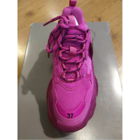 Balenciaga Chaussures de sport en Toile en Rose/pink