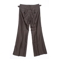 Etro Trousers Silk in Khaki