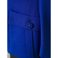 Gianni Versace Jacket/Coat Wool in Blue
