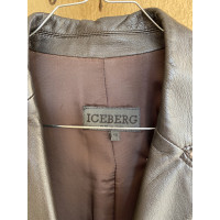 Iceberg Veste/Manteau en Cuir en Noir