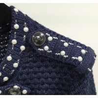 Chanel Giacca/Cappotto in Cashmere in Blu