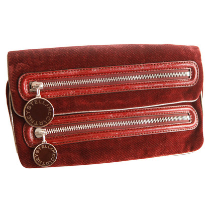 Stella McCartney Velvet clutch with coin purse