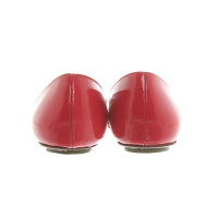 Sergio Rossi Slippers/Ballerinas Patent leather in Red