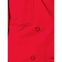 Fendi Jacke/Mantel aus Wolle in Rot