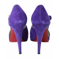 Christian Louboutin Sandals Leather in Violet