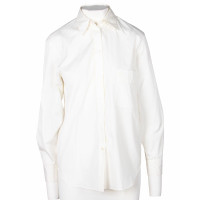 Hermès Oberteil aus Baumwolle in Weiß