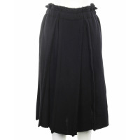 Comme Des Garçons Skirt Wool in Black