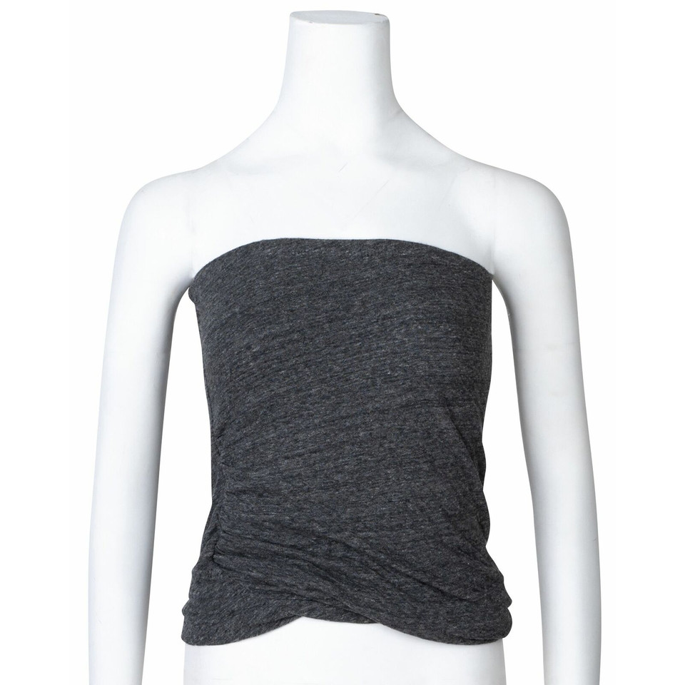 Isabel Marant Etoile Top Cotton in Grey