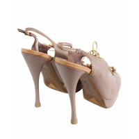 Tabitha Simmons Sandals Leather in Nude