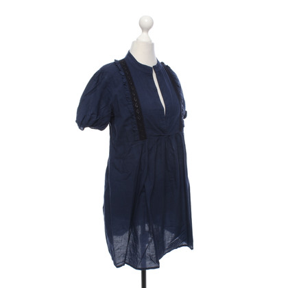 Patrizia Pepe Kleid aus Baumwolle in Blau