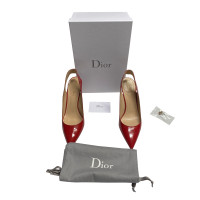 Christian Dior Pumps/Peeptoes Lakleer in Rood