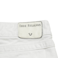 True Religion Short Katoen in Wit
