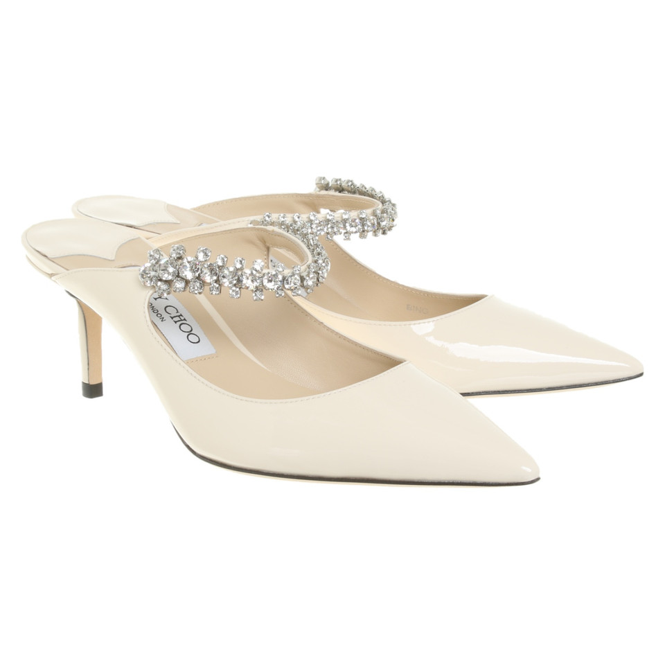 Jimmy Choo Pumps/Peeptoes Patent leather in Cream