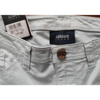 Armani Jeans Broeken Katoen in Turkoois