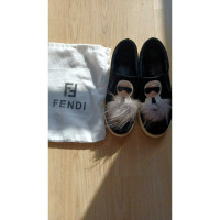 Fendi Sneaker in Pelle scamosciata in Beige