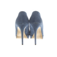 Walter Steiger Pumps/Peeptoes en Cuir en Bleu