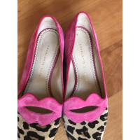 Charlotte Olympia Slippers/Ballerinas Leather in Pink