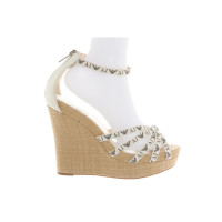 Armani Jeans Wedges in White