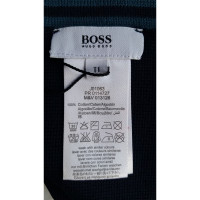 Hugo Boss Echarpe/Foulard en Coton en Bleu