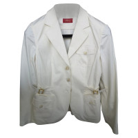 Brioni Giacca/Cappotto in Cotone in Bianco