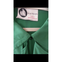 Lanvin Jacke/Mantel aus Seide in Grün