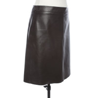 Max Mara Skirt Leather in Brown