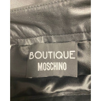 Moschino Rok Leer in Zwart