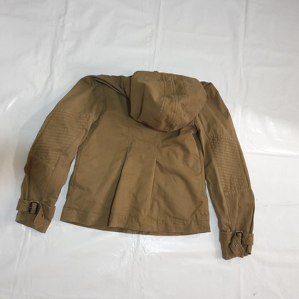 Pinko Jacket/Coat Cotton in Khaki