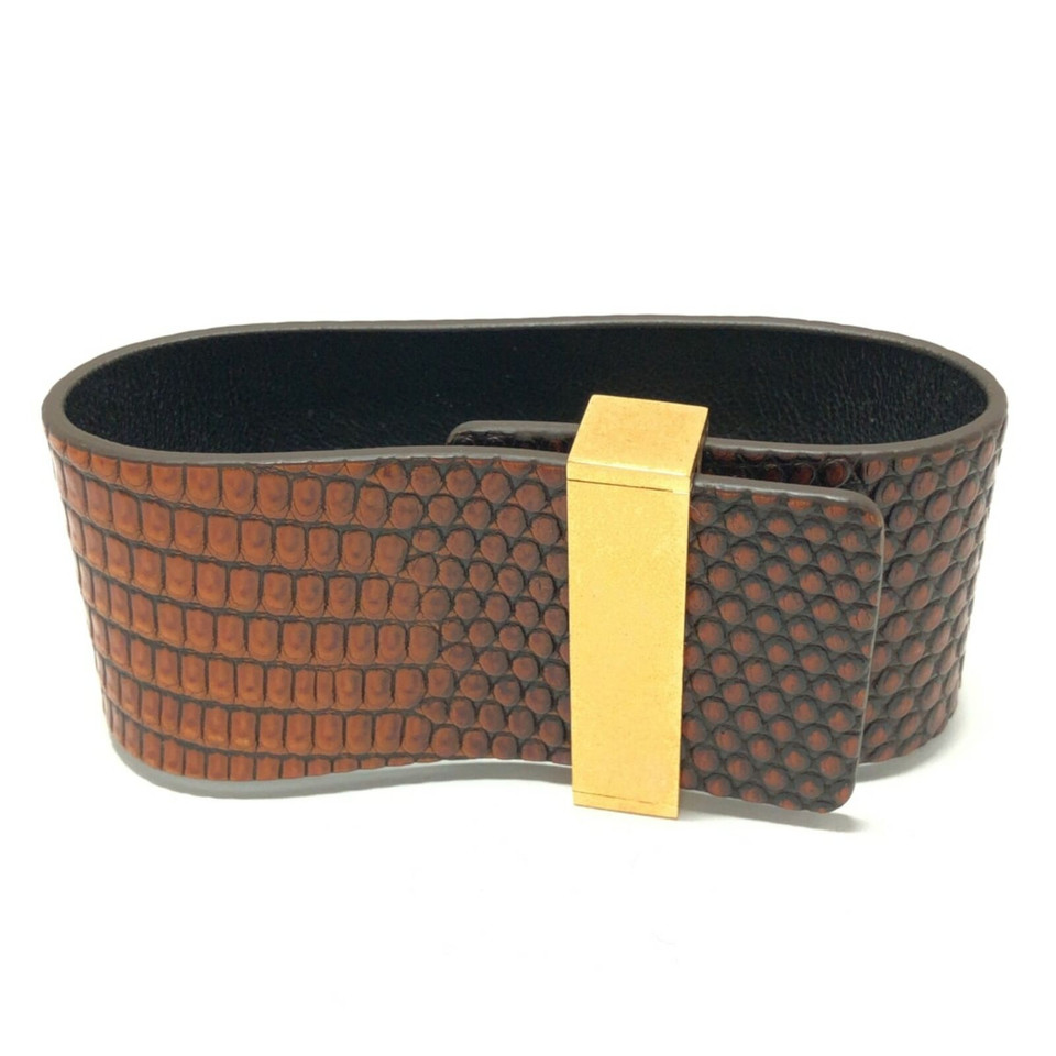 Céline Bracelet/Wristband Leather in Brown