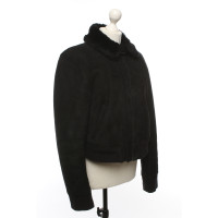 Ralph Lauren Purple Label Jacket/Coat Fur in Black