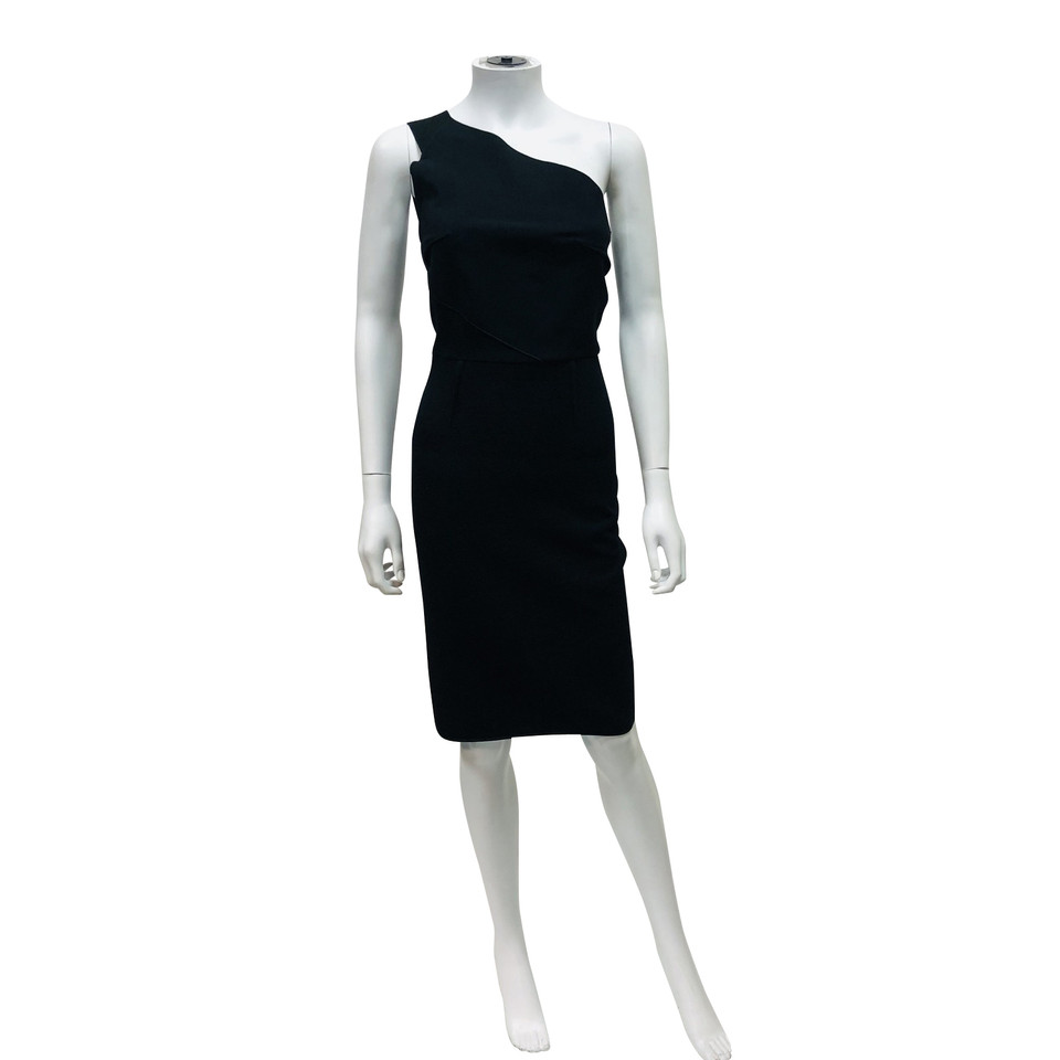 Roland Mouret Kleid aus Wolle in Schwarz