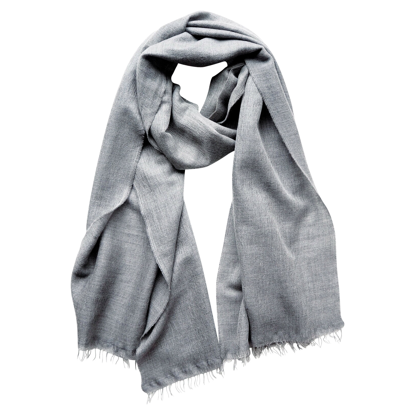 Stefanel Schal/Tuch aus Wolle in Grau - Second Hand Stefanel Schal/Tuch aus  Wolle in Grau gebraucht kaufen für 40€ (5703512)