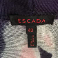 Escada top with roll collar