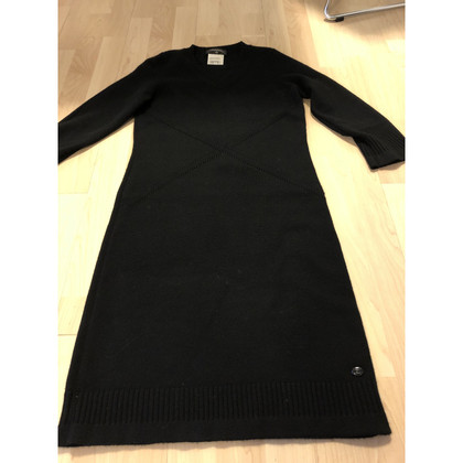 Chanel Kleid aus Kaschmir in Schwarz