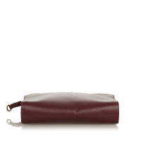 Cartier Clutch Bag Leather in Red