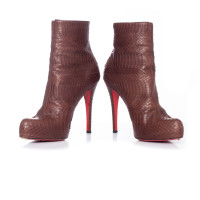 Christian Louboutin Ankle boots Leather in Brown