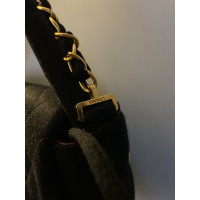Chanel Flap Bag Katoen in Zwart