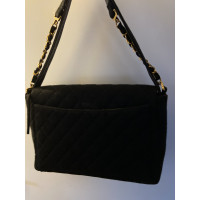 Chanel Flap Bag Katoen in Zwart