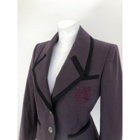 Aquascutum Blazer Cotton in Violet