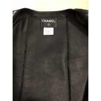 Chanel Giacca/Cappotto in Pelliccia in Nero