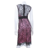 Dolce & Gabbana Kleid in Rosa/Schwarz