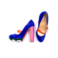 Christian Louboutin Pumps/Peeptoes Patent leather in Blue