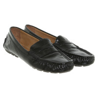 Ralph Lauren Slippers/Ballerinas Patent leather in Black
