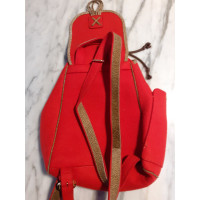 Borbonese Backpack Wool in Red